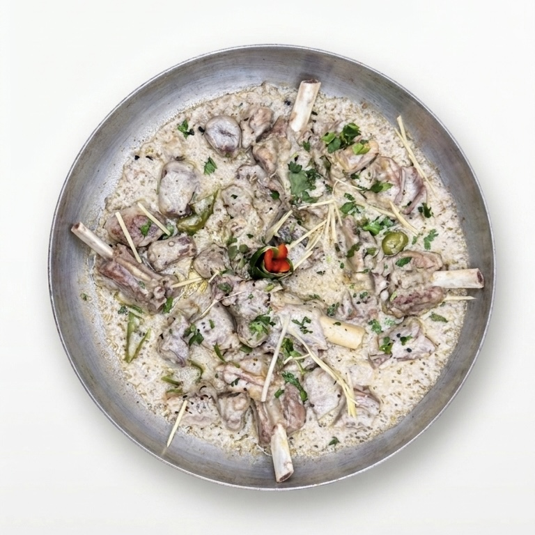 White Mutton Karahi